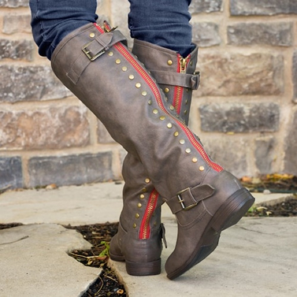 JG Extra Wide Calf Knee-High Boots